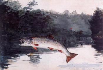 溫斯洛 荷默 Leaping Trout